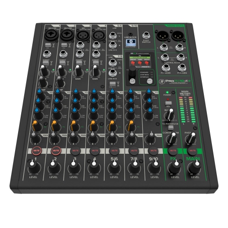 Mackie ProFX10v3+ 10-Kanaalsl USB Mixer met EFX en Bluetooth