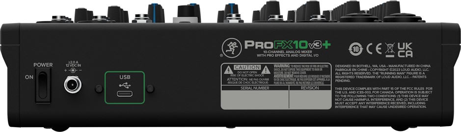 Mackie ProFX10v3+ 10-Kanaalsl USB Mixer met EFX en Bluetooth