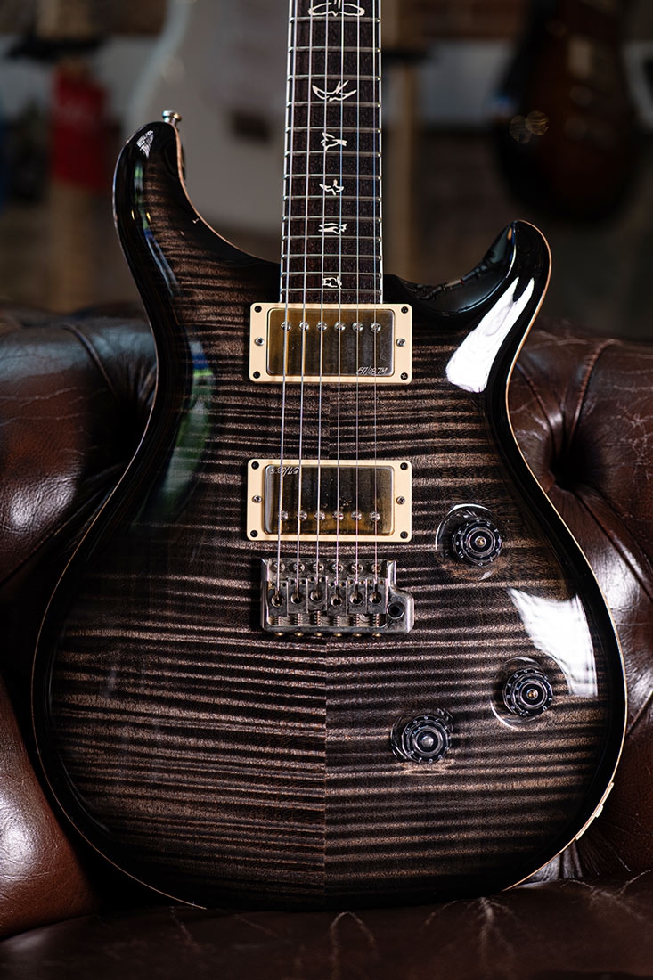 PRS 25th Anniversary Custom 24 10-Top Charcoal Burst 2010