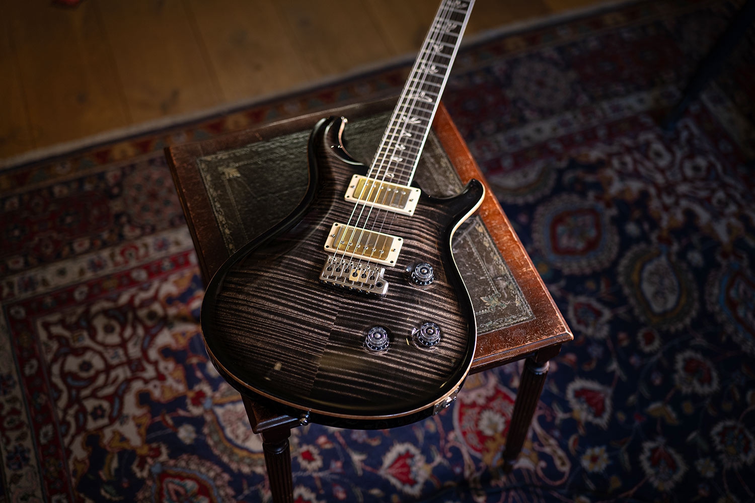 PRS 25th Anniversary Custom 24 10-Top Charcoal Burst 2010