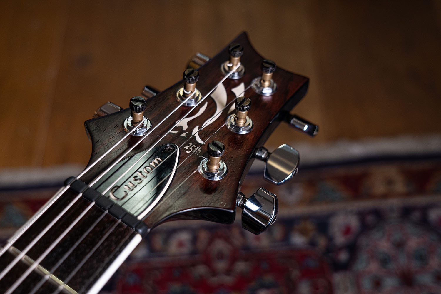 PRS 25th Anniversary Custom 24 10-Top Charcoal Burst 2010