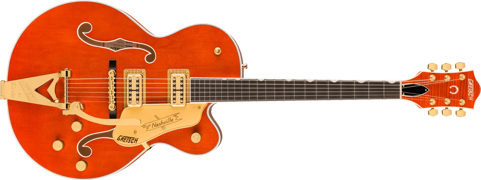 Gretsch Pro Nashville Bigsby Orange Stain