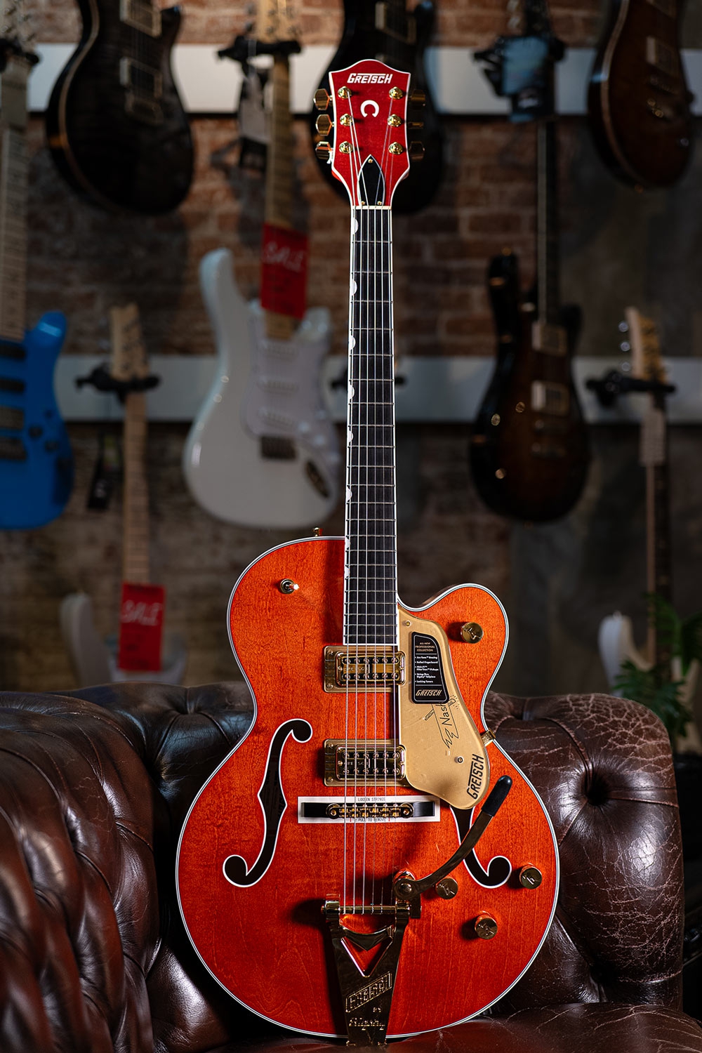 Gretsch Pro Nashville Bigsby Orange Stain