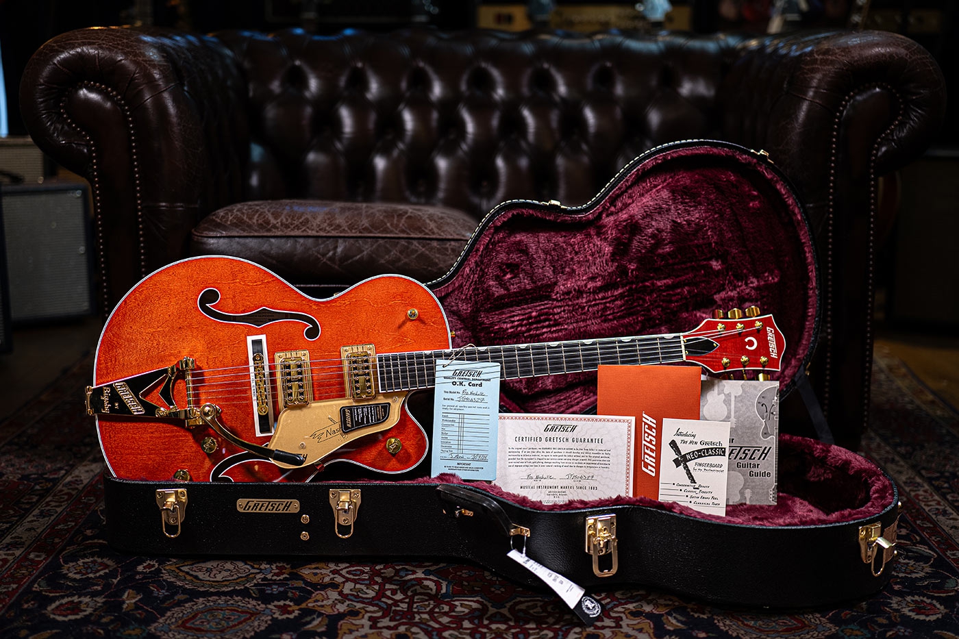 Gretsch Pro Nashville Bigsby Orange Stain