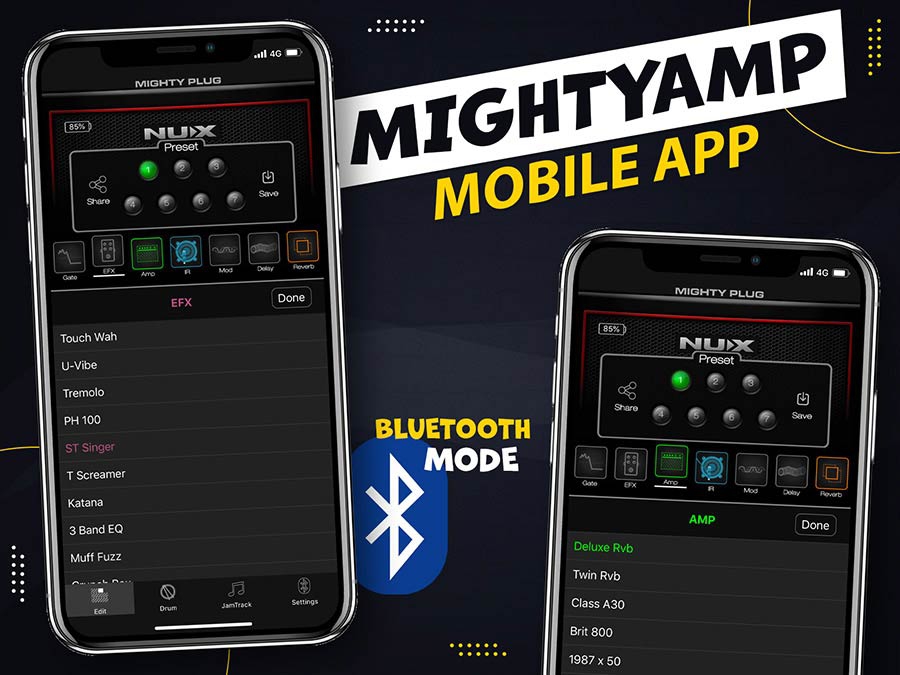 Nux LMK2 Mighty desktop gitaar versterker met bluetooth