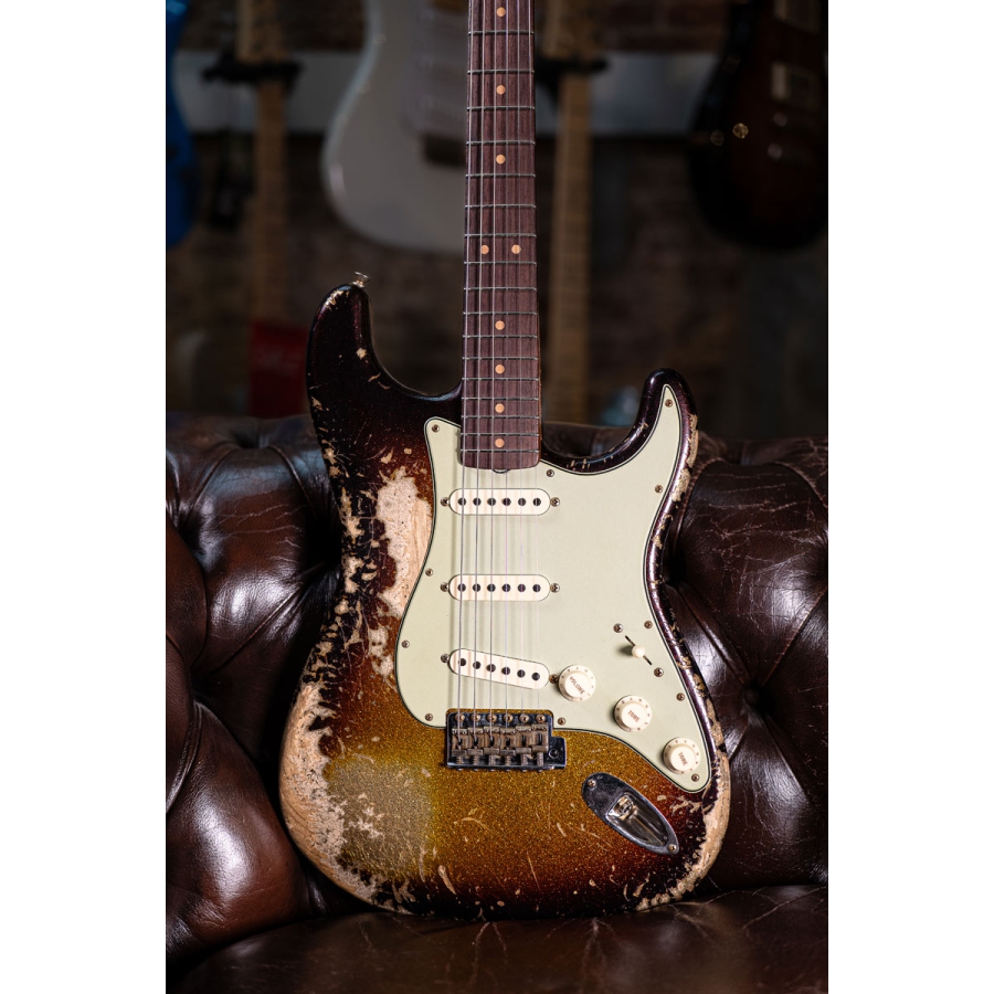 Fender Custom Shop 63 Stratocaster Super Heavy Relic 3TSB SPK Fender Custom Shop 63 Stratocaster Super Heavy Relic 3TSB SPK