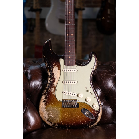 Fender Custom Shop 63 Stratocaster Super Heavy Relic 3TSB SPK