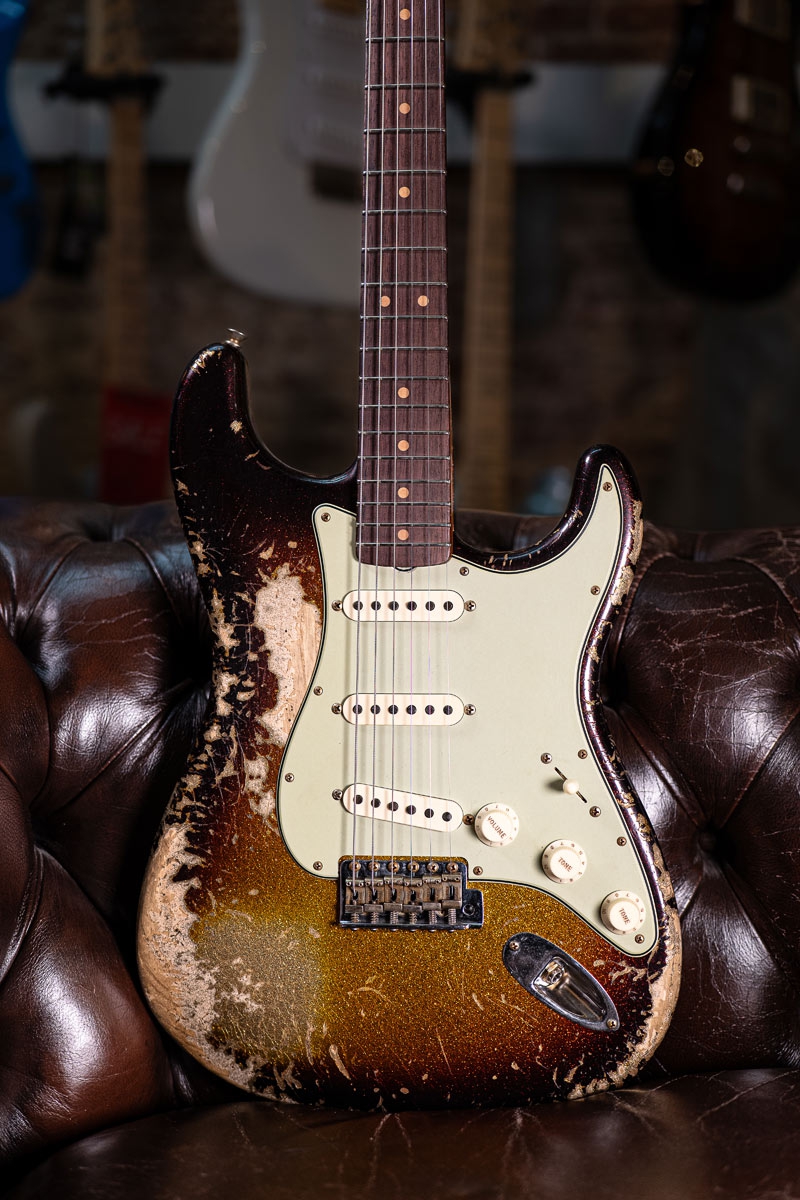 Fender Custom Shop 63 Stratocaster Super Heavy Relic 3TSB SPK