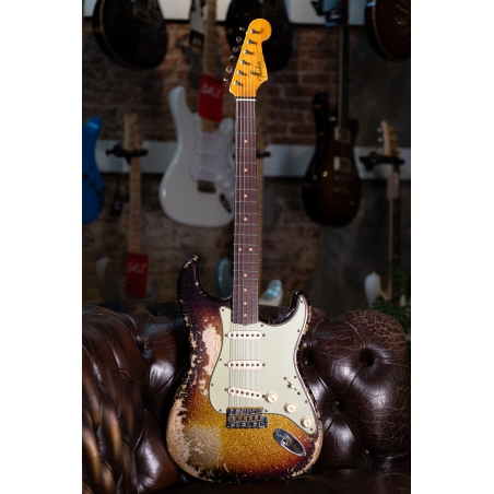 Fender Custom Shop 63 Stratocaster Super Heavy Relic 3TSB SPK