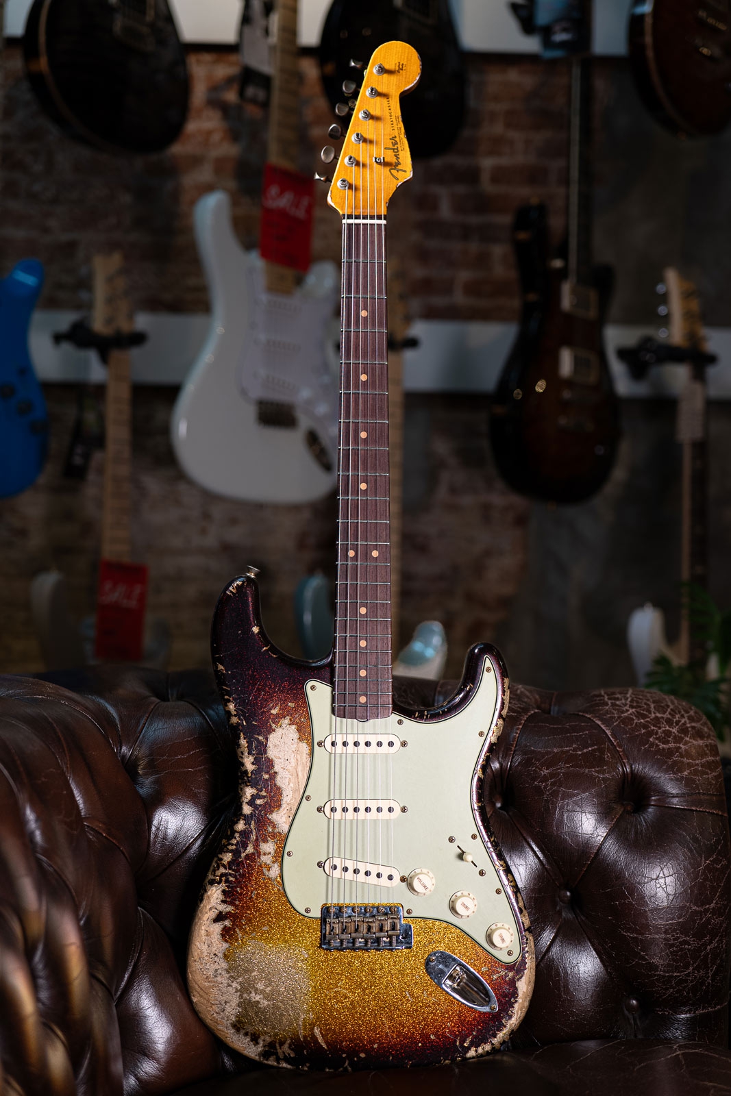 Fender Custom Shop 63 Stratocaster Super Heavy Relic 3TSB SPK