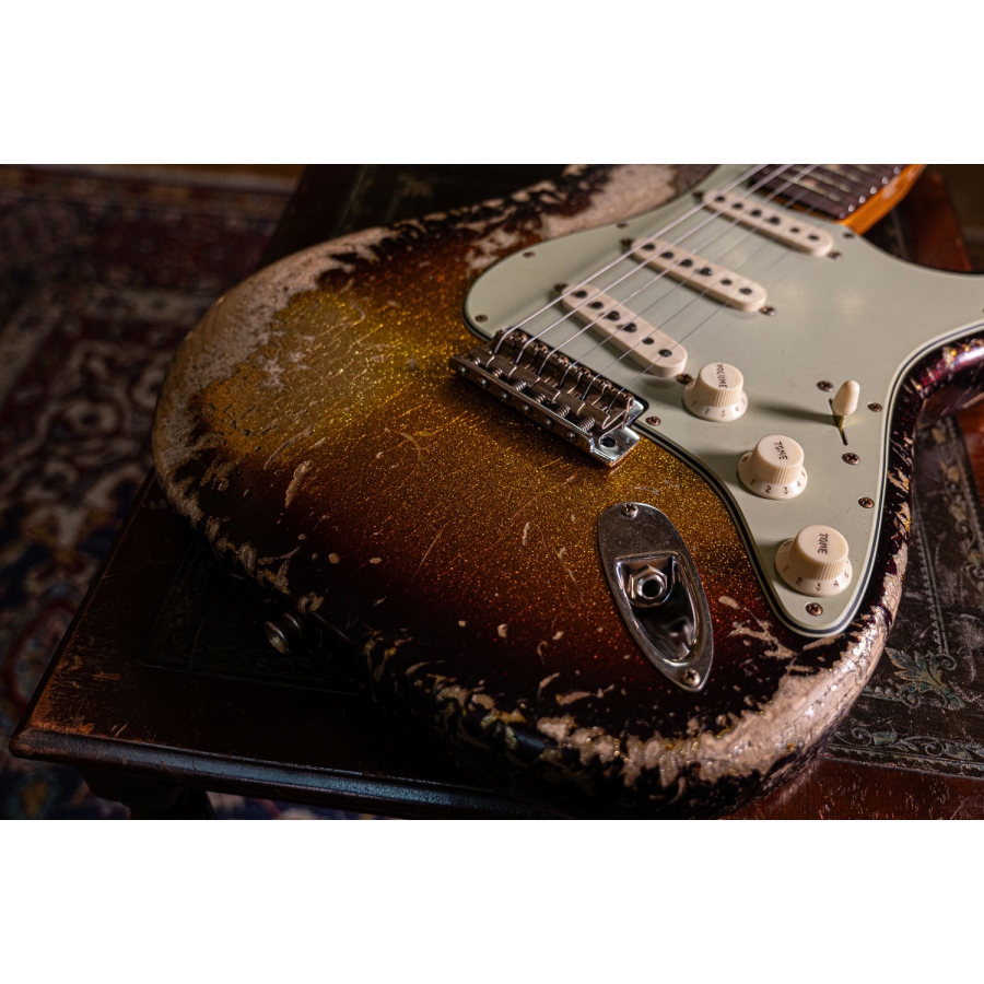 Fender Custom Shop 63 Stratocaster Super Heavy Relic 3TSB SPK Fender Custom Shop 63 Stratocaster Super Heavy Relic 3TSB SPK