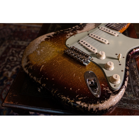 Fender Custom Shop 63 Stratocaster Super Heavy Relic 3TSB SPK