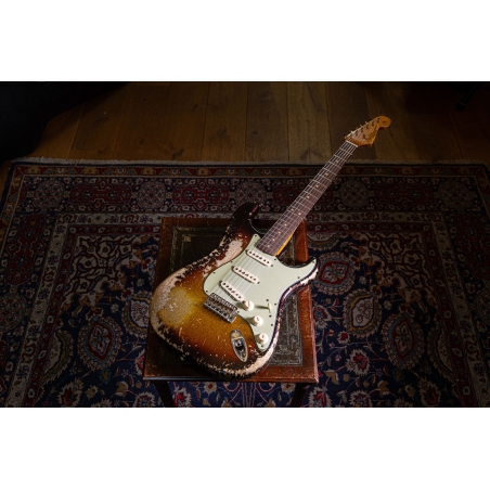 Fender Custom Shop 63 Stratocaster Super Heavy Relic 3TSB SPK