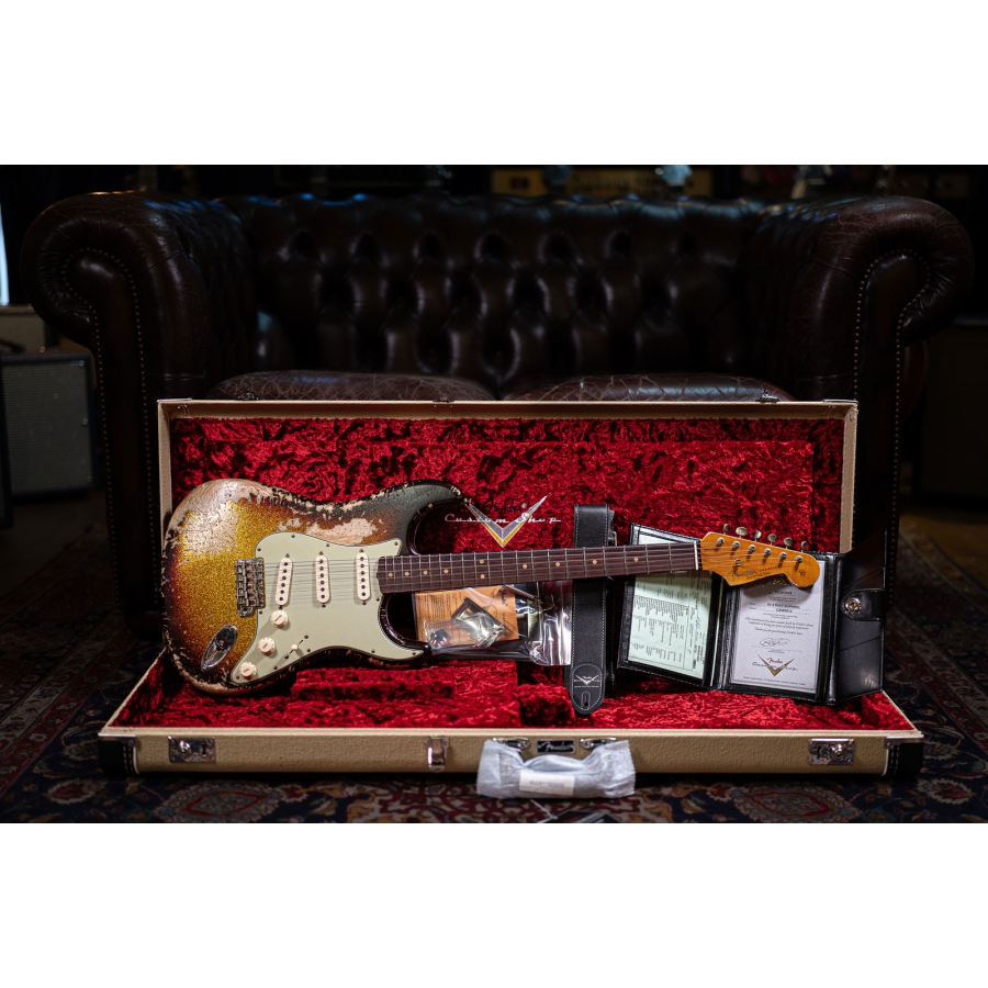 Fender Custom Shop 63 Stratocaster Super Heavy Relic 3TSB SPK Fender Custom Shop 63 Stratocaster Super Heavy Relic 3TSB SPK