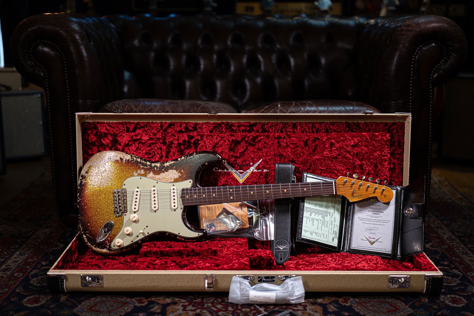 Fender Custom Shop 63 Stratocaster Super Heavy Relic 3TSB SPK