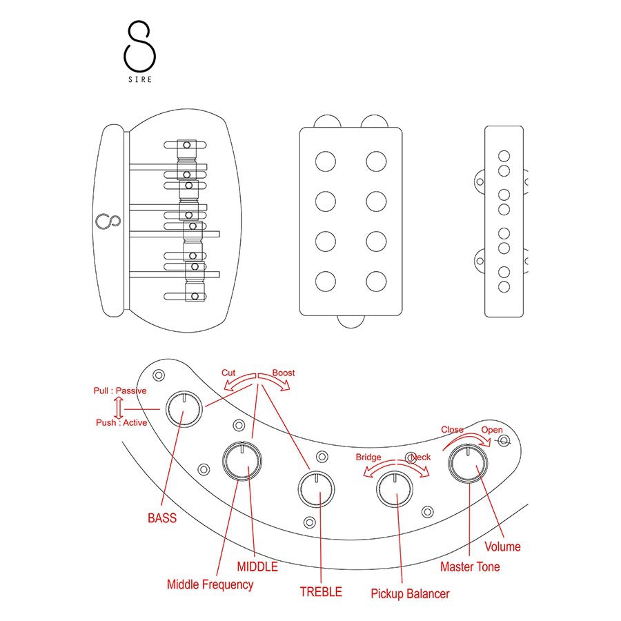 Sire Marcus Miller Z Series Z7 5 AWH Antique White Sire Marcus Miller Z Series Z7 5 AWH Antique White