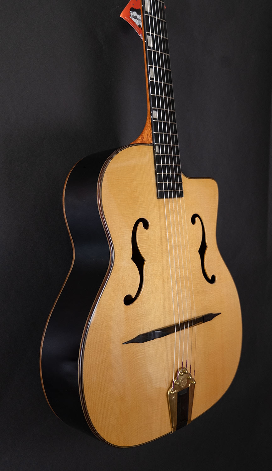 Altamira M01-F Gypsy guitar oval soundhole