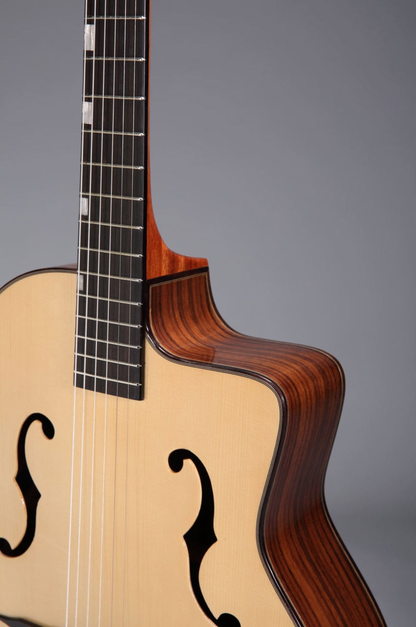 Altamira M01-F Gypsy guitar oval soundhole