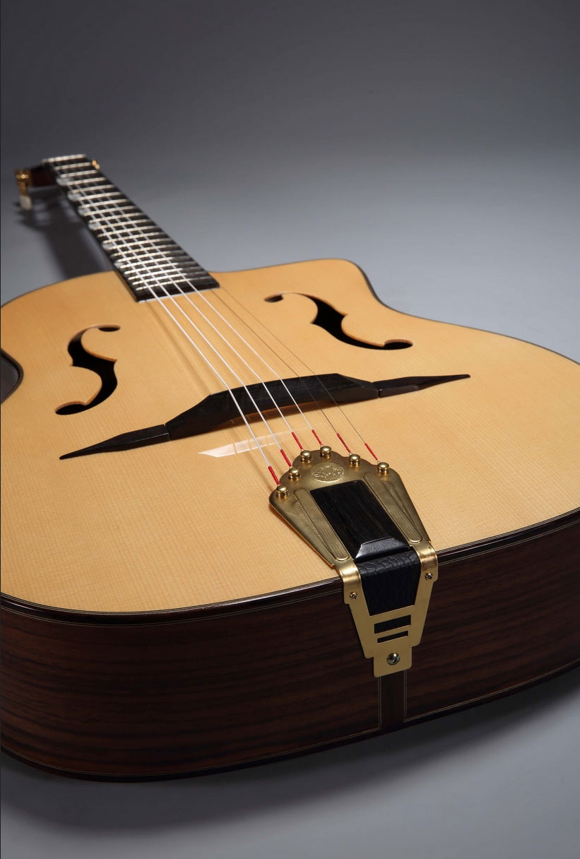 Altamira M01-F Gypsy guitar oval soundhole