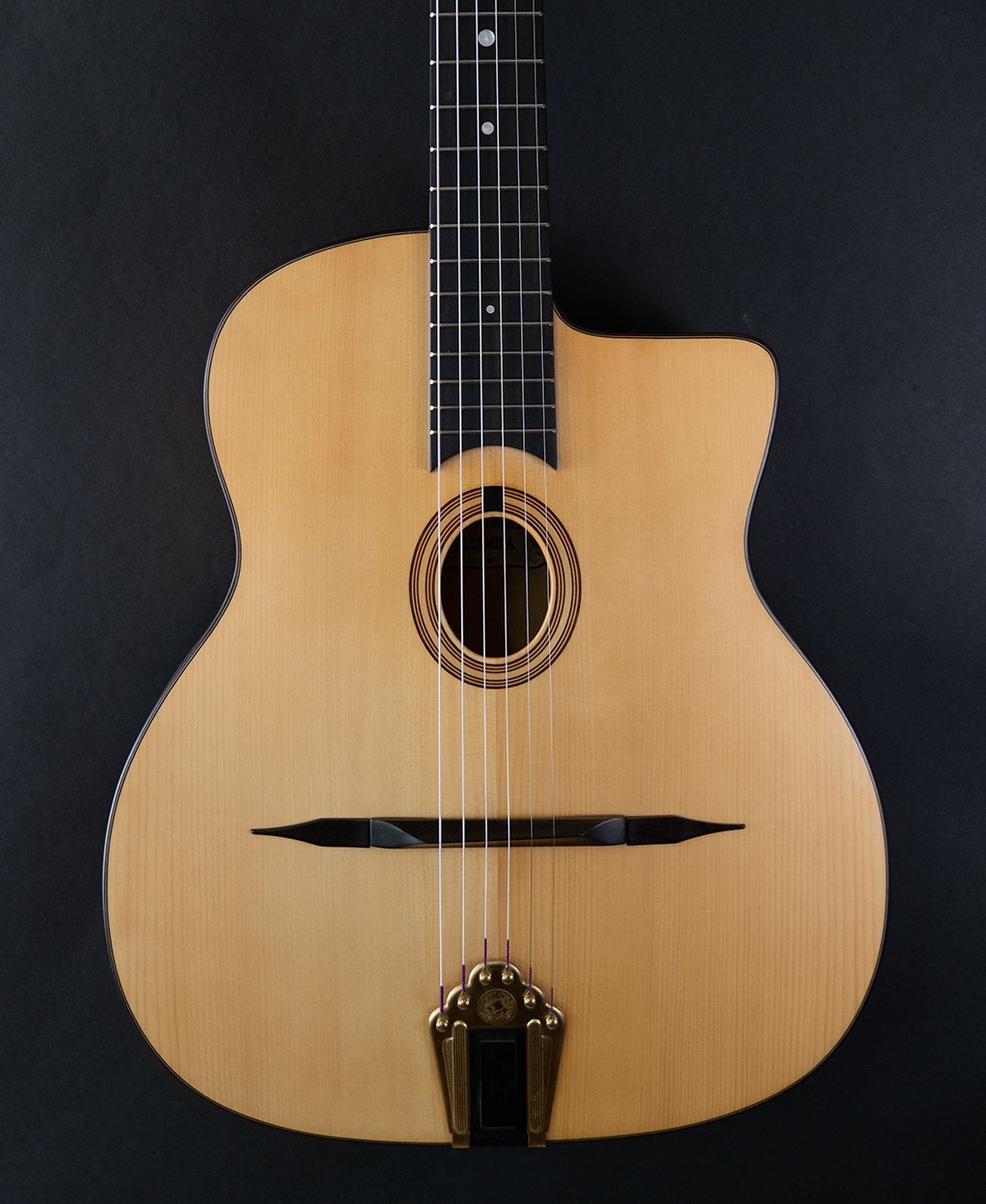 Altamira M Maple Gypsy guitar oval soundhole