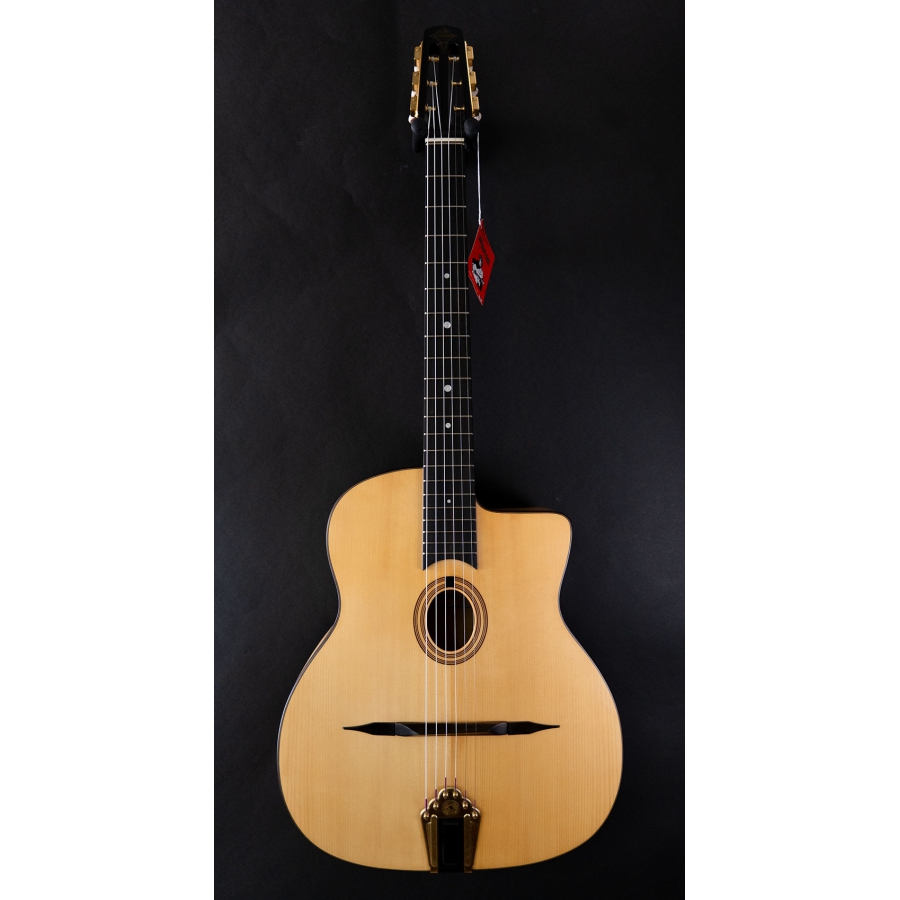 Altamira M Maple Gypsy guitar oval soundhole Altamira M Maple Gypsy guitar oval soundhole