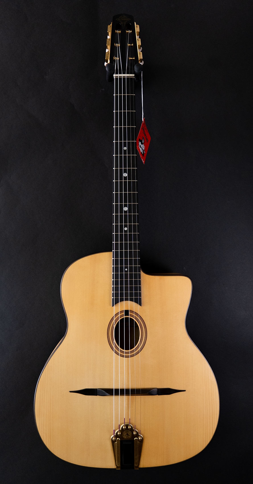 Altamira M Maple Gypsy guitar oval soundhole