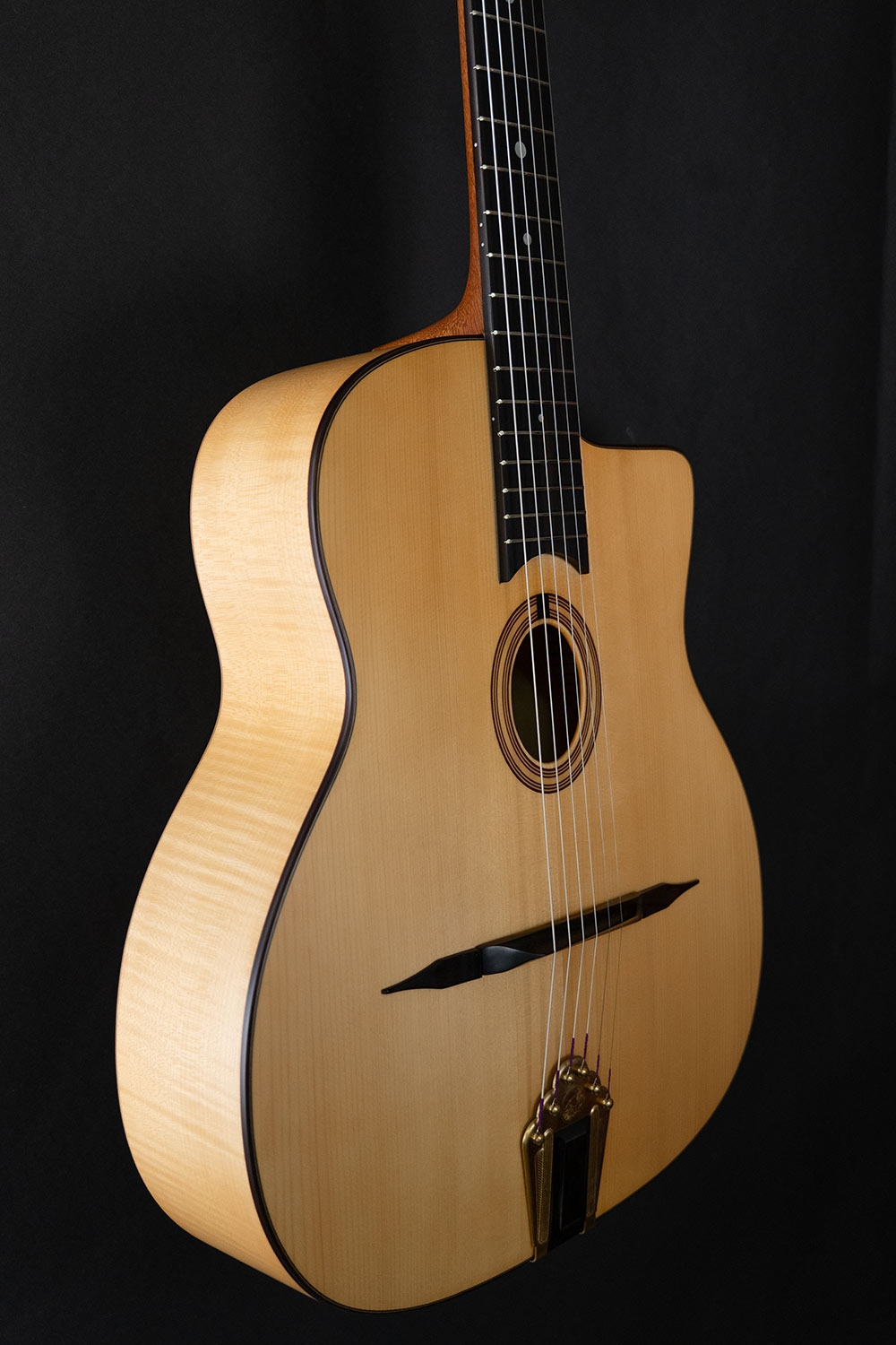 Altamira M Maple Gypsy guitar oval soundhole
