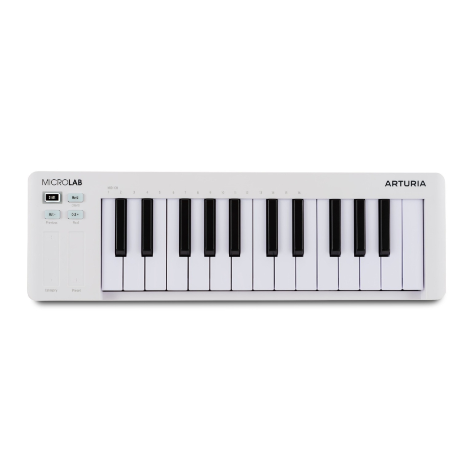 Arturia MicroLab Mk3 White 25-key Arturia MicroLab Mk3 White 25-key