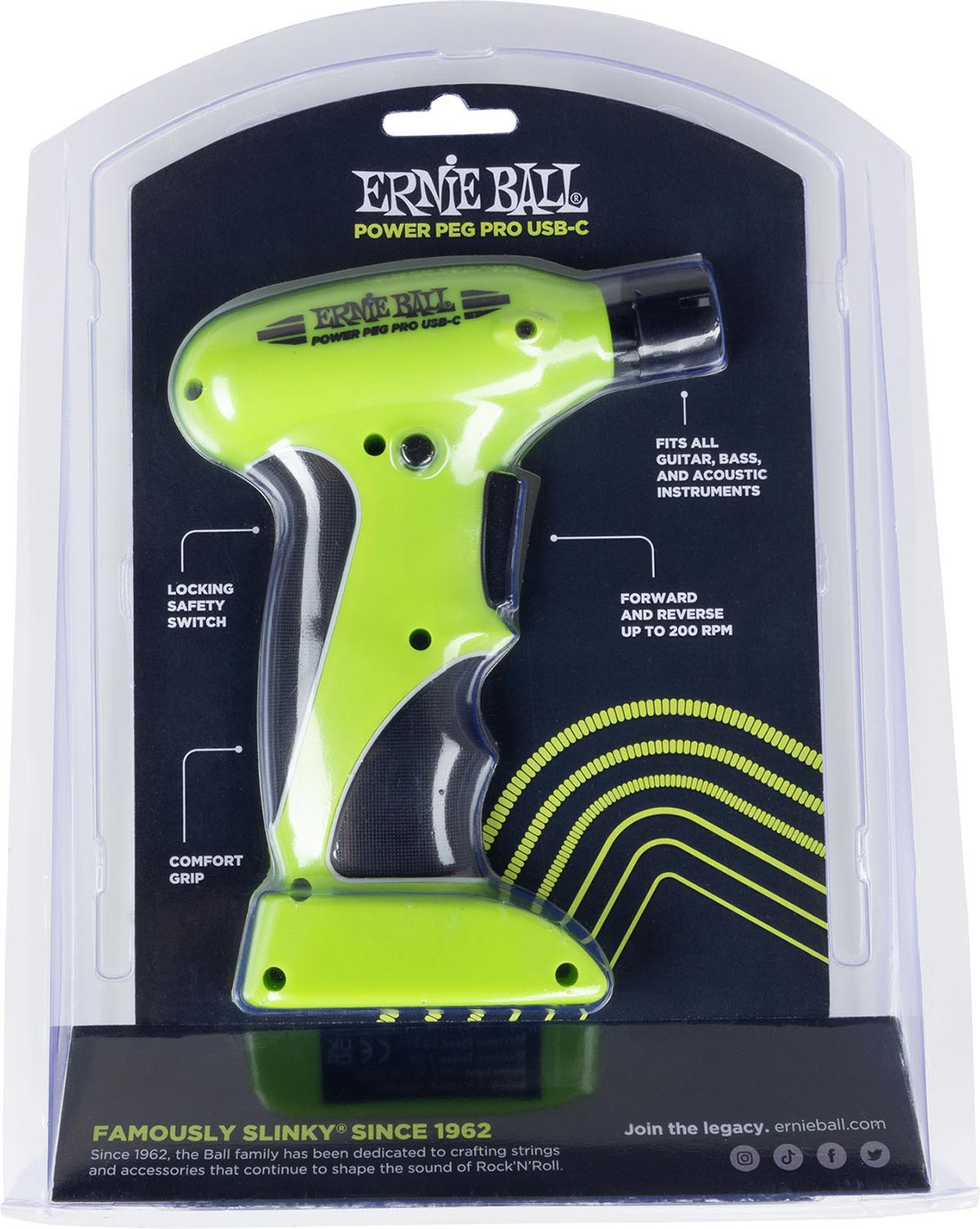 Ernie Ball Power Peg Pro USB-C