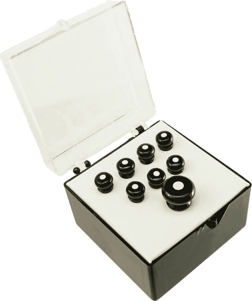 Martin Bridge Pins Black With White Dot