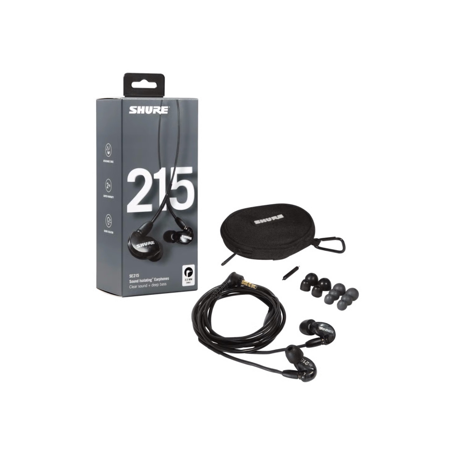 Shure SE215-K Sound Isolating Earphone Black