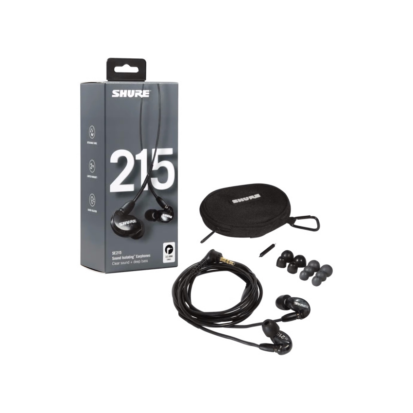 Shure SE215-K Sound Isolating Earphone Black