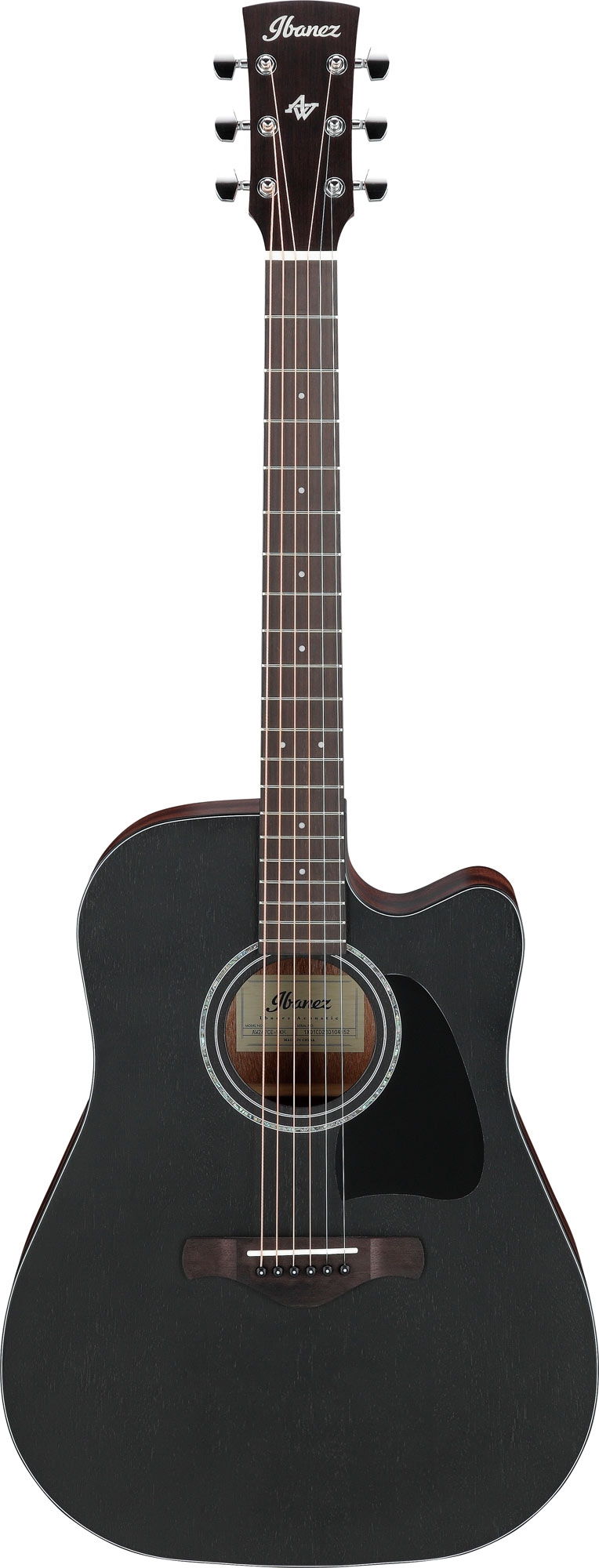 Ibanez AW247CE WKH Weathered Black