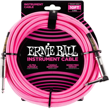 Ernie Ball EEB 6078 Jack/jack 3m Pink Fluor