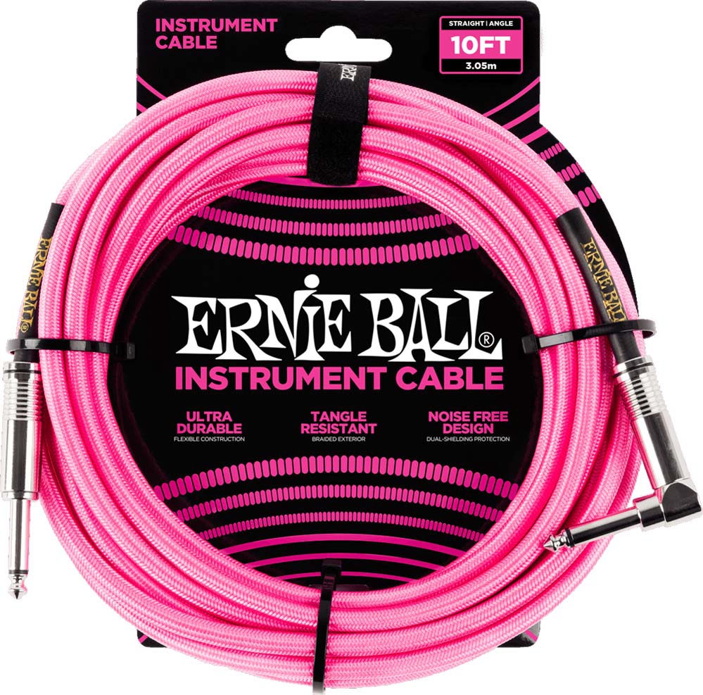 Ernie Ball EEB 6078 Jack/jack 3m Pink Fluor