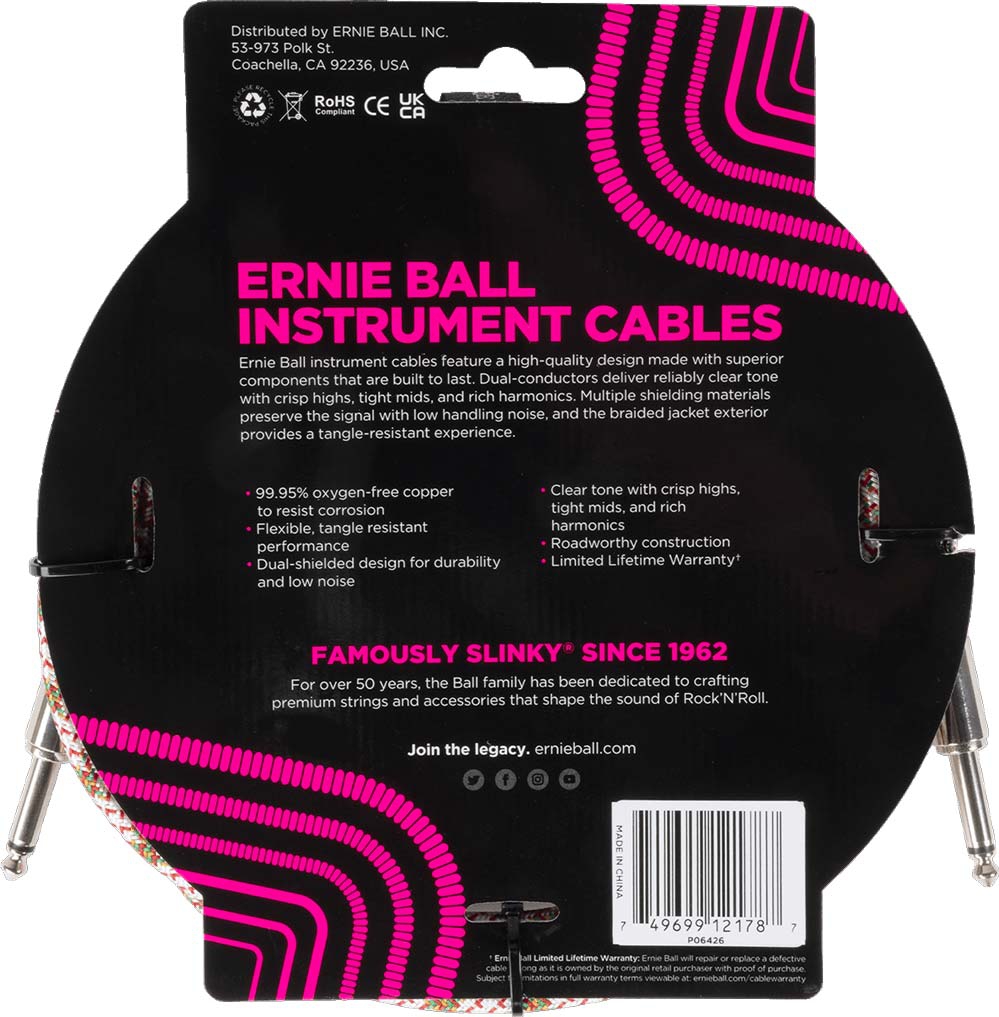 Ernie Ball EEB 6428 Jack/jack 3m Pay Dirt
