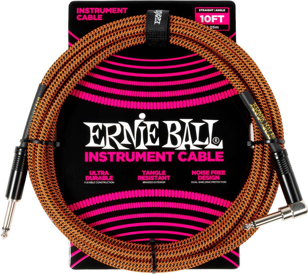 Ernie Ball EEB 6470 Jack/jack 3m Orange Black