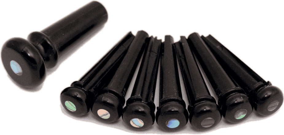 Martin Bridge Pins Black With Pearl Dot