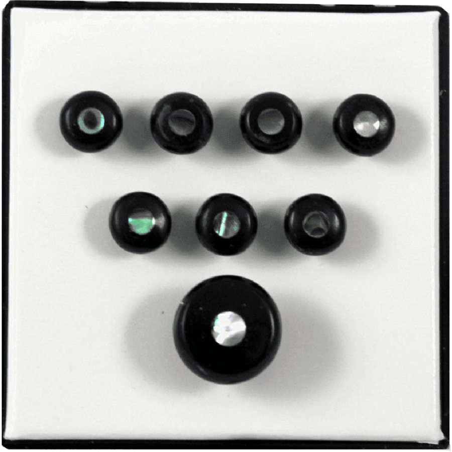 Martin Bridge Pins Black With Pearl Dot