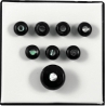 Martin Bridge Pins Black With Pearl Dot Martin Bridge Pins Black With Pearl Dot