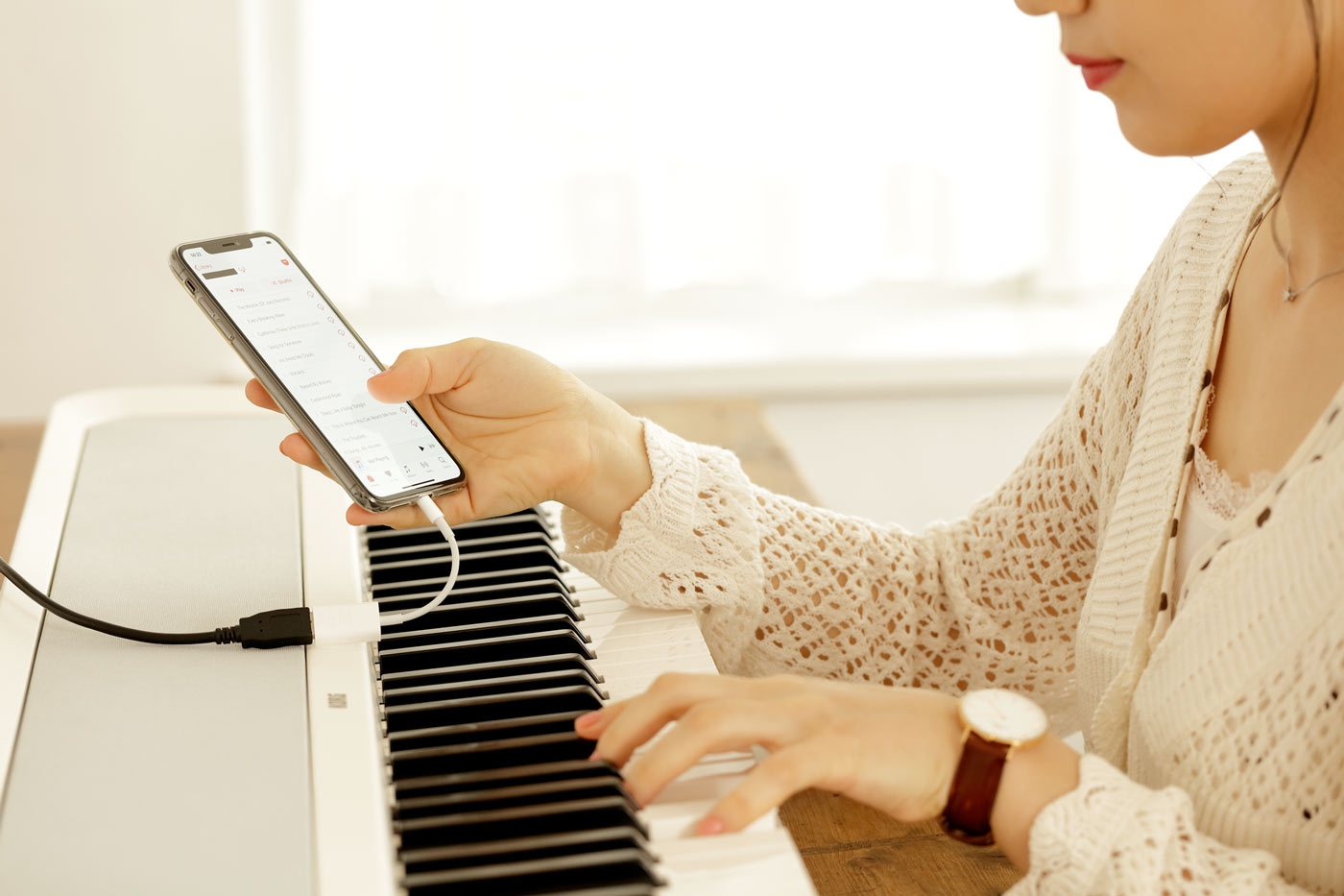 Korg B2+ WH wit digitale piano