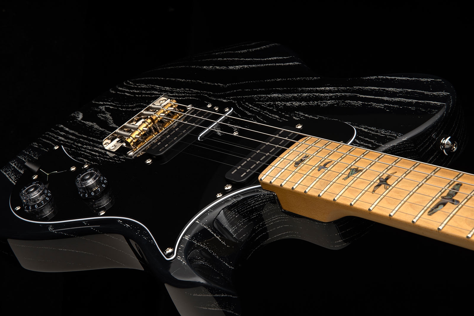 PRS SE NF 53 Black Doghair