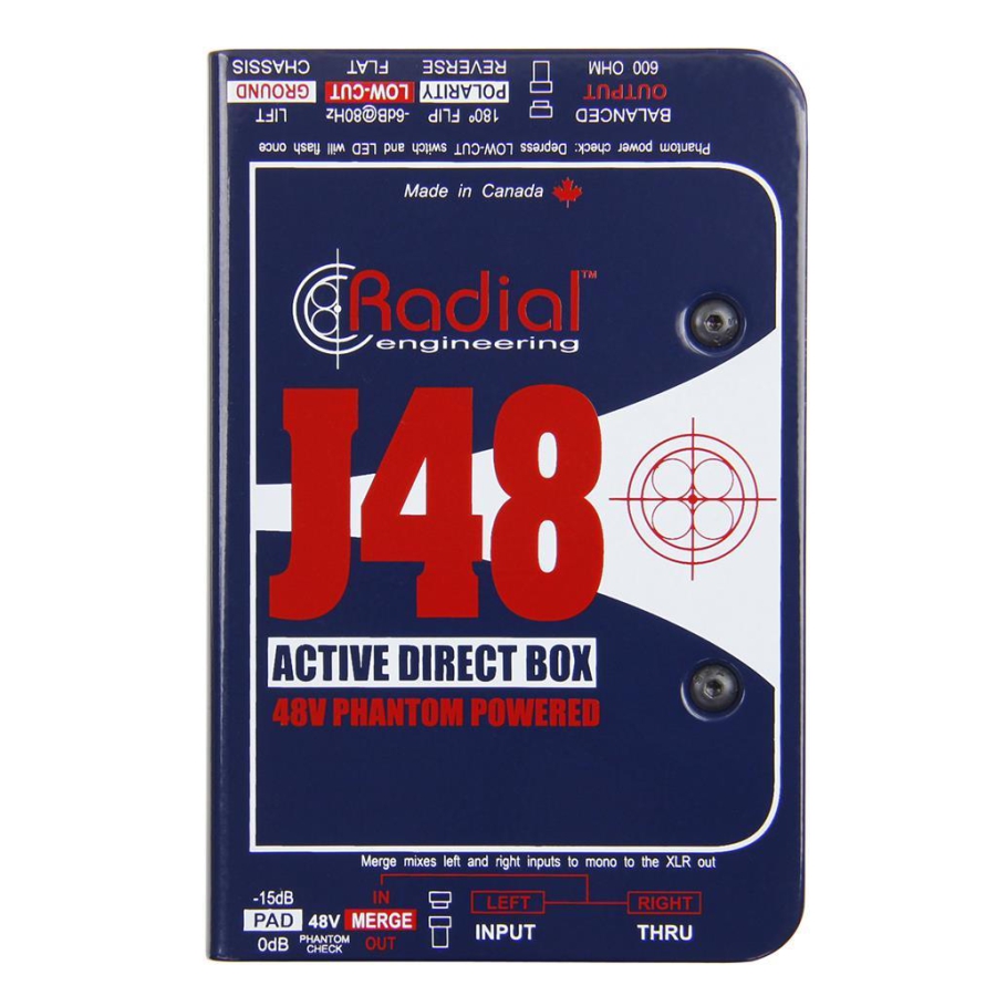 Radial J48 MK2 Active DI BOX Radial J48 MK2 Active DI BOX