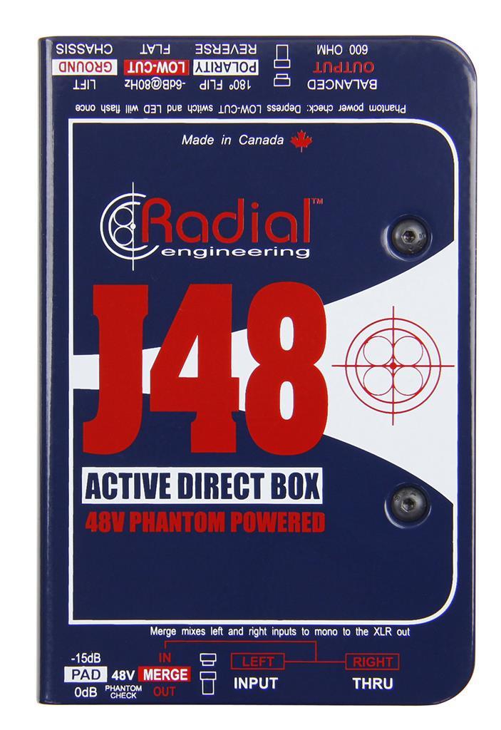 Radial J48 MK2 Active DI BOX