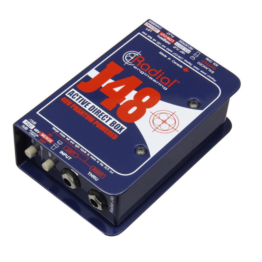 Radial J48 MK2 Active DI BOX Radial J48 MK2 Active DI BOX