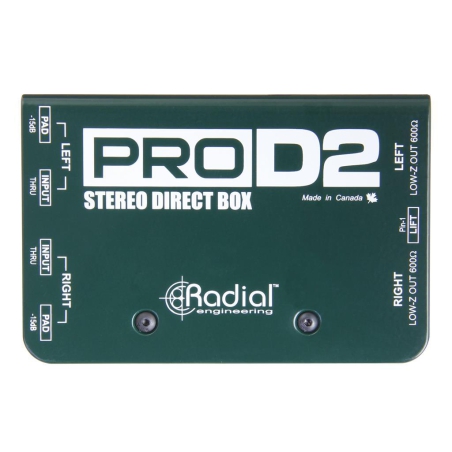 Radial ProD2 Passive Stereo DI BOX