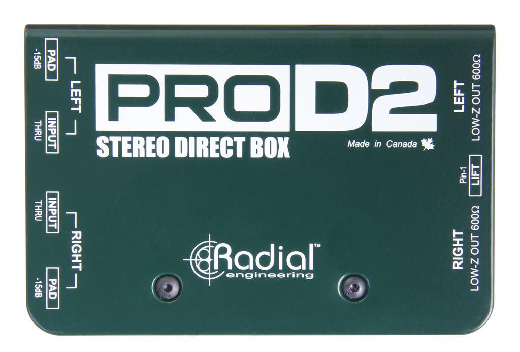 Radial ProD2 Passive Stereo DI BOX