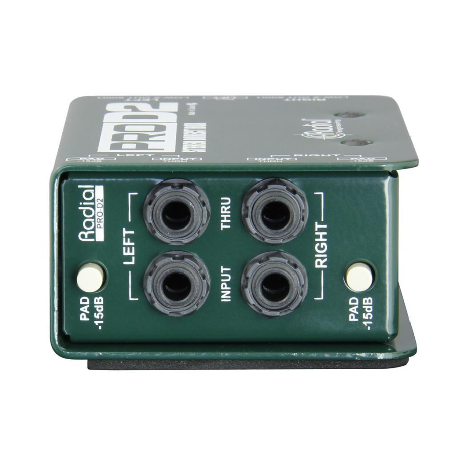 Radial ProD2 Passive Stereo DI BOX Radial ProD2 Passive Stereo DI BOX