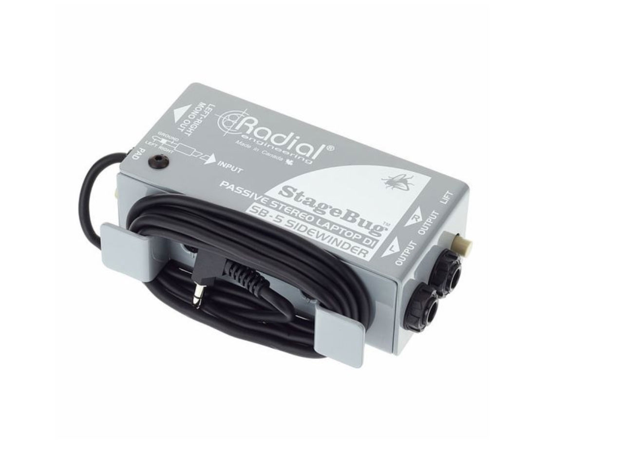 Radial StageBug SB-5 Passive stereo Laptop DI BOX