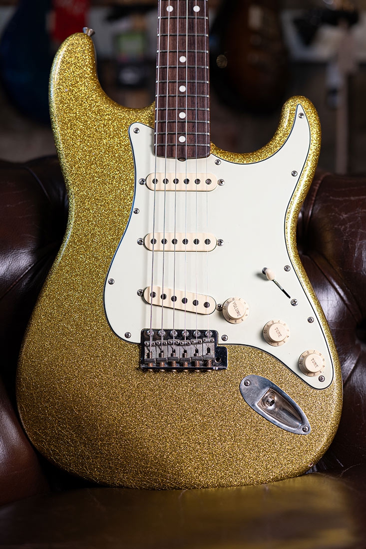 Del-Tone 60s S-style Gold Sparkle